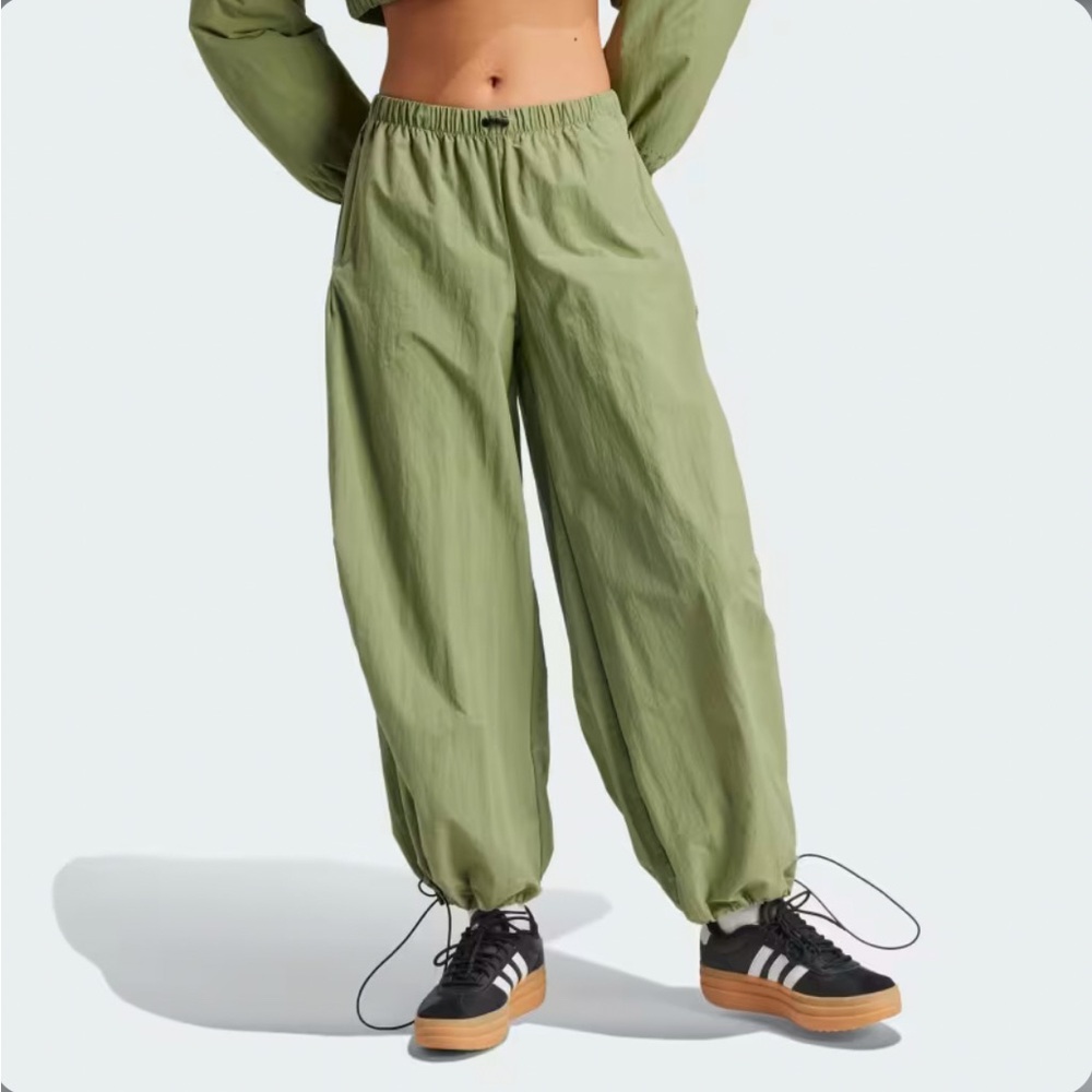 Adidas Women’s Tent Green Parachute Pants